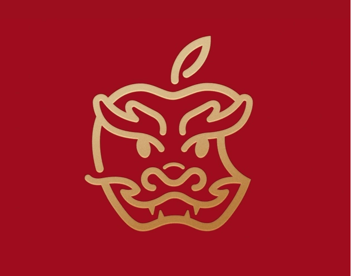 船营苹果发布龙年LOGO